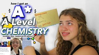 How I got an A in A Level Chemistry many tears later  Revision Tips Advice and Resources [upl. by Zedecrem898]