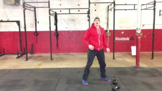 Dumbbell vs Kettlebell Snatch  Badger CrossFit [upl. by Bree662]