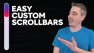 Create custom scrollbars using CSS [upl. by Grimona]