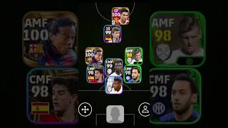 best squad  3322 Formation  efootball 2024 mobile shorts efootball pes viral [upl. by Assenna]