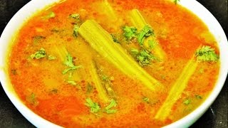 शेवग्याच्या शेंगांची आमटी  Shevagyachi Shenganchi Amti  Drumsticks Dal  madhurasrecipe [upl. by Anyahs]