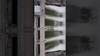 Spillway of a dam🌊 education facts entertainment shorts [upl. by Yevette637]