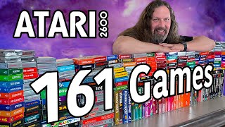 My Atari 2600 Game Collection 161 Games Uncommon  amp Hidden Gems [upl. by Aneela890]