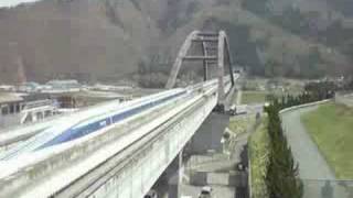 Japan Maglev  Linear motor car 500kmh [upl. by Beshore]