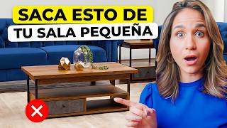 12 COSAS QUE NO DEBES TENER EN UNA SALA PEQUENA [upl. by Xonk]