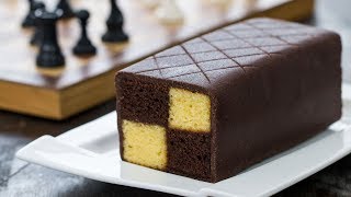 Chocolate Almond Battenberg Cake [upl. by Yvan]