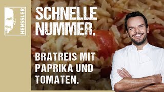 Schnelles BratreisRezept mit Paprika und Tomaten von Steffen Henssler [upl. by Farah]