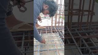 Holder for top and bottom mat construction reinforcement shortvideo home vlog [upl. by Gnex]