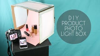 DIY PHOTOGRAPHY LIGHT BOX [upl. by Ileek]