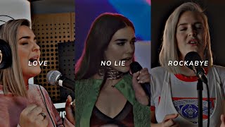 Rockabye x No Lie Lyrics  Anne Marie X Dua Lipa  WhatsApp Status  English Song WhatsApp Status [upl. by Adria917]