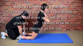 Russian Hamstring Curls Hamstring Exercise [upl. by Christabella]