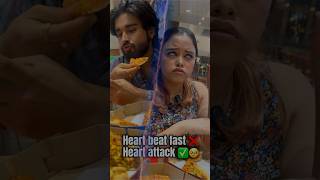 Heartbeat fast❌Heartattack✅ bengali funny funnyvideo youtubeshorts comedy couple viralshorts [upl. by Krystyna278]