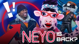 NeYo On The Masked Singer AGAIN  Cow And Badger Masks  Comparing Voices [upl. by Roscoe198]