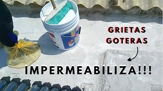 Cómo IMPERMEABILIZAR con MEMBRANA  tutorial [upl. by Aneerahs]