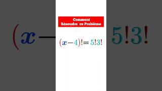 Une équation avec les factorielles ‼️ [upl. by Aurelea117]