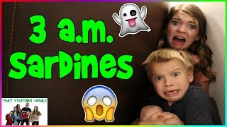 SARDiNES Hide And Seek At Night That YouTub3 Family Family Channel [upl. by Neenwahs349]