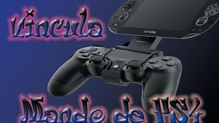 PSVita│Vincula DualShock PS4 a PSVita Bien Explicado [upl. by Nyluqcaj]