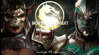 Ultimate Showdown Kotal Kahn vs Shao Kahn [upl. by Nnaaihtnyc359]