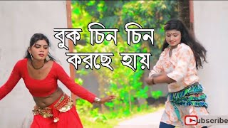 Buk Chin Chin Korche Ha  বুক চিন চিন করছে হায়  New Bangla Dance Video 2024  Rahat TV [upl. by Otsuaf]