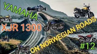 Yamaha XJR1300 on Norwegian roads [upl. by Handel]