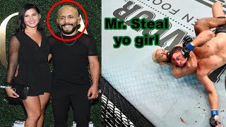 Megan Olivi leaves Joseph quotloser beef cakequot Benavidez for Deiveson quotMr Steal Yo girlquot Figueiredo [upl. by Ludlew]