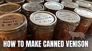 How to Make Canned Venison  Simple amp Delicious Recipe [upl. by Pedaias]