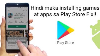 Bakit hindi maka download sa play store  ayaw maginstall ng apps at games sa paly store FIX [upl. by Yraunaj590]