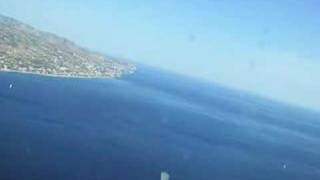 Visual Approach Reggio Calabria Runway 33 REAL [upl. by Lamahj]