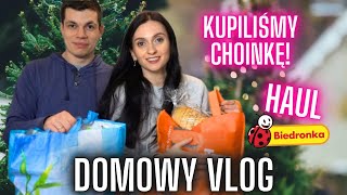 HAUL ZAKUPOWY 🐞 Kupiliśmy choinkę🌲 DOMOWY VLOG🏡 Gosia i Miłosz Vlog [upl. by Acemaj]