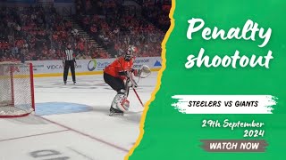 Sheffield Steelers vs Belfast Giants Penalty Shootout from 29th September 2024 [upl. by Carolann628]