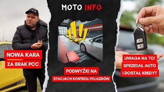 Podwyżki na przeglądzie od stycznia  Sprzedał auto i dostał kredyt  Nowa kara za brak PCC [upl. by Hirschfeld837]