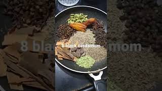 How to make garam masala spice mix ingredients are in description box [upl. by Egamlat]