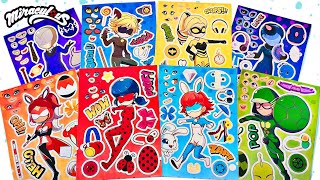 🌈 Miraculous Ladybug amp Friends  Decorate with Sticker Book miraculousladybug paperdiy [upl. by Iretak413]