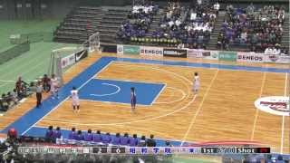 高校バスケ選抜大会2012 女子3位決定戦 山村学園 vs 昭和学院 [upl. by Allcot]