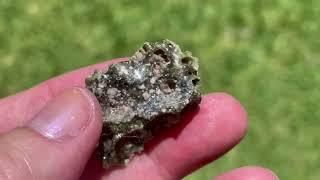 Trinitite which is USA New Mexico atomic bomb blast specimen [upl. by Lanctot]