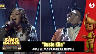 Sing Galing  DueloOke Rowel Soliven VS John Paul Morales quotGusto Kitaquot Performance [upl. by Mazur841]