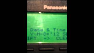 How to change the time and date on your Panasonic KXTDA KXTDE or KXNCP phone system [upl. by Tito]