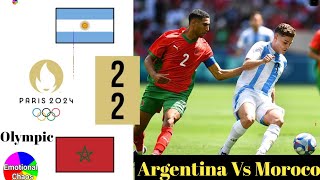 Argentina vs Morocco 22  HIGHLIGHTS  Olympic Games Paris 2024 [upl. by Marquet773]