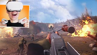 Medal of Honor Above and Beyond On Oculus Meta Quest 2  The Best WW2 VR Game [upl. by Rudman428]