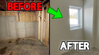 Turning 500 Into 30000 by Adding an Egress Window  Basement Renovation pt 2 [upl. by Yvon]