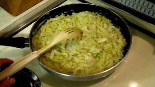 Bobbis Kitchen  fried cabbage [upl. by Rambert55]