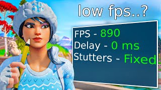 Fortnite Optimization  Fortnite Season 4 Optimization Guide  FPS Boost amp Reduce Input delay [upl. by Dionisio]