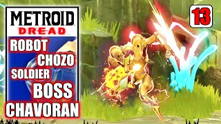 Metroid Dread  Defeat Robot Chozo Soldier Boss Fight in Ghavoran  Gameplay Walkthrough Part 13 [upl. by Melgar]