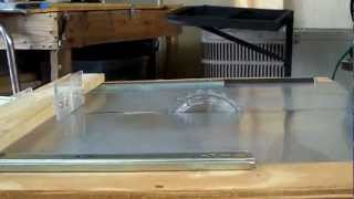 Home Made Table Saw using drawer slide brackets for small projects by IzzyMOV [upl. by Alios]