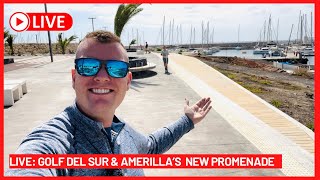 🔴LIVE NEW Beach Promenade at Amerilla Golf Golf Del Sur Tenerife ☀️ [upl. by Ydnes]