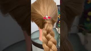 💕 ¿Cómo hacer la TRENZA de 4 cabos paso a paso  Trenzas fáciles [upl. by Nonac]