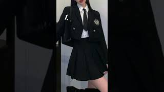 Which school uniform you like💗✨trending outfit music dress outfitideas schooldress [upl. by Suedama]