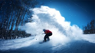 Cruise carve and butter RELATABLE snowboarding [upl. by Durr]