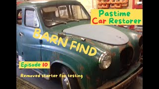 Austin A30 starter motor testing [upl. by Lahsram792]