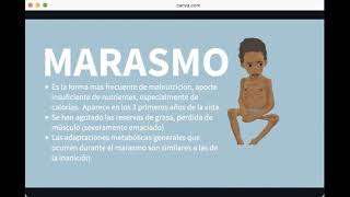 Kwashiorkor vs Marasmo Desnutrición [upl. by Ayam]